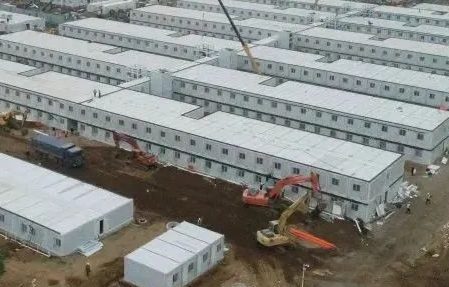China Supply 2021 Casa de contenedor de paquete plano prefabricada de oficina portátil de alta calidad